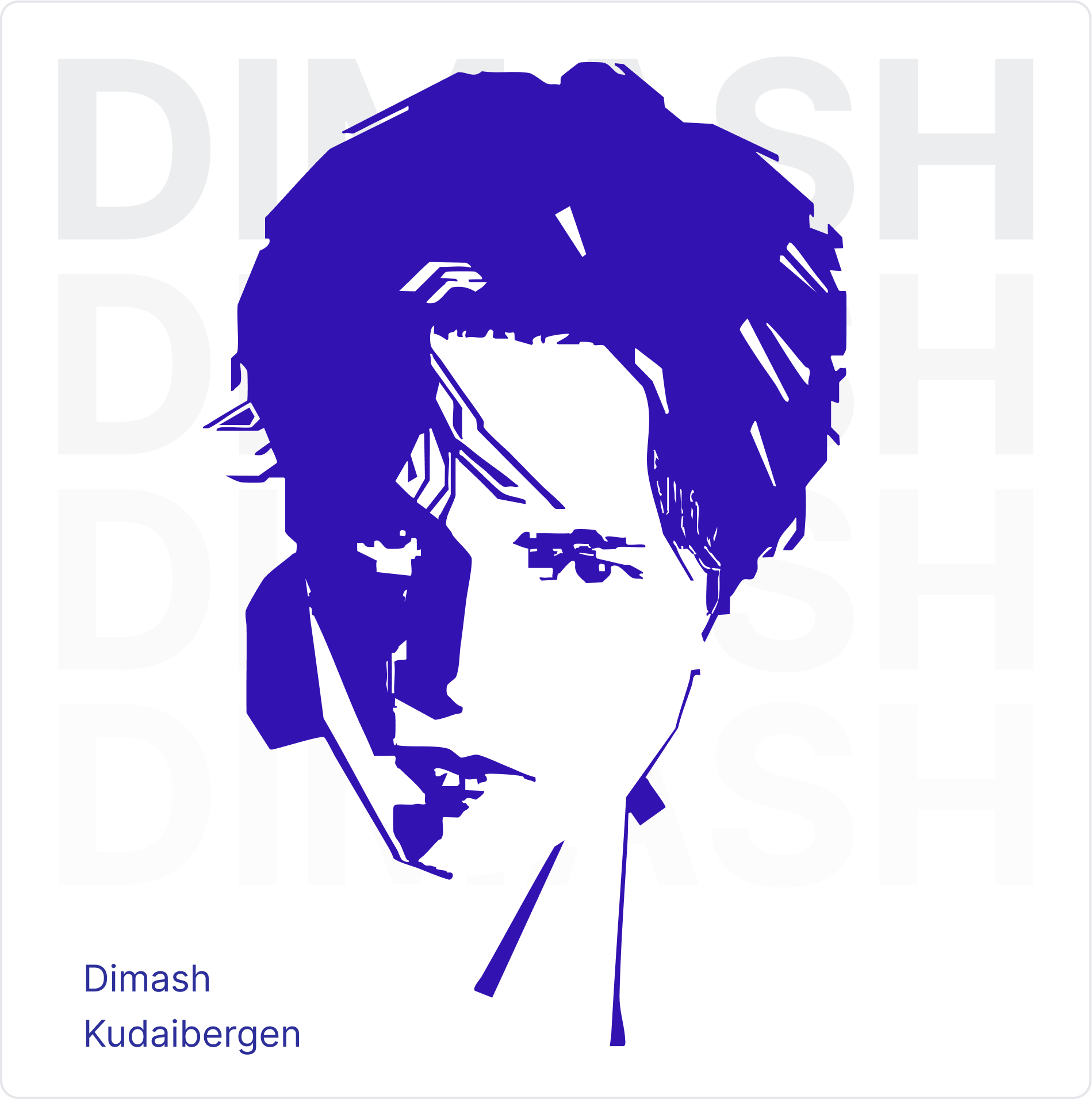 Dimash Poster